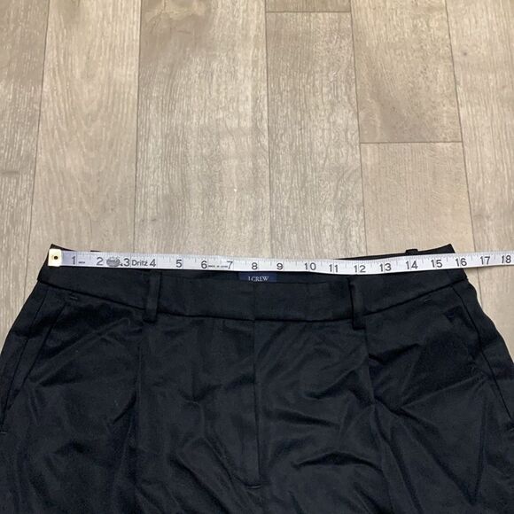 J. Crew Black Straight Leg High Rise Business Casual Dress Work Career Pants - Picture 4 of 7